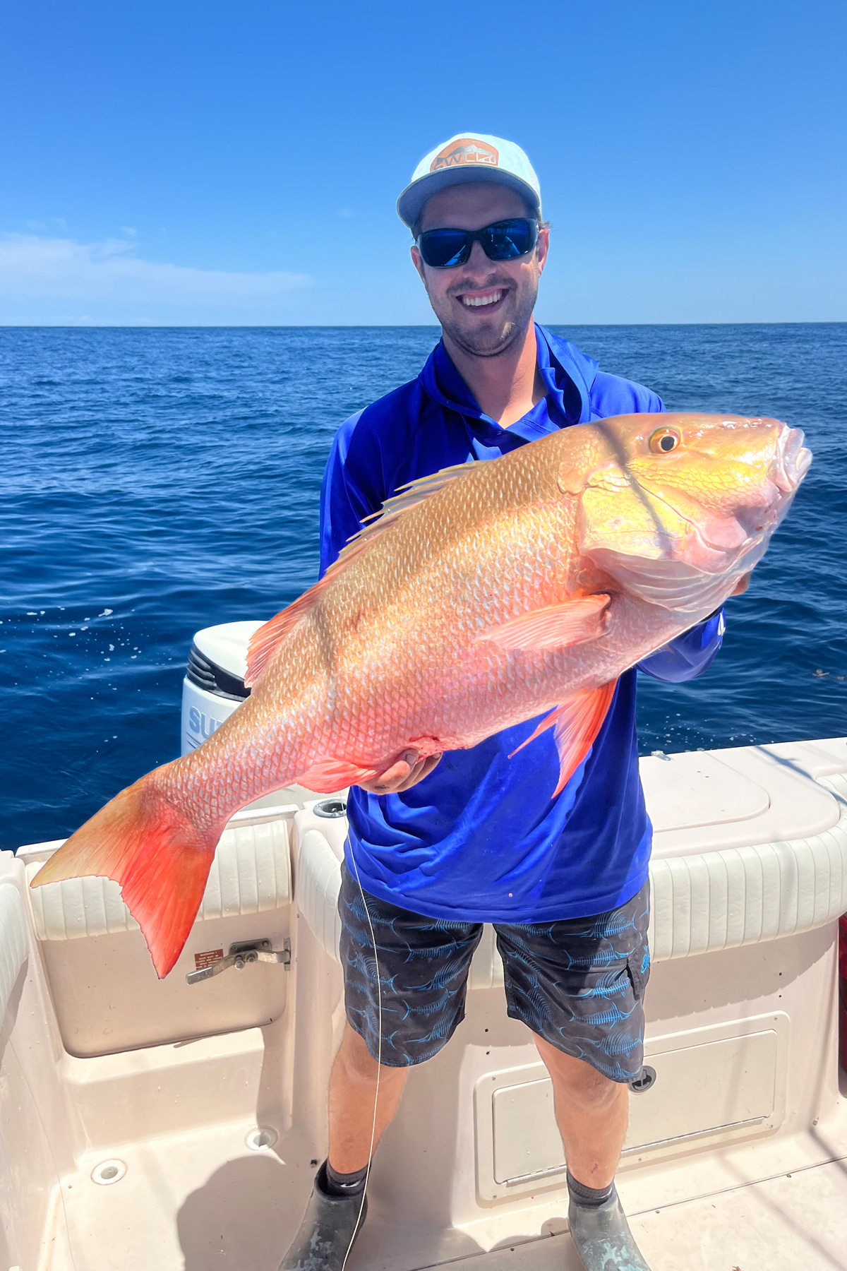 Me with my personal best Mutton Snapper. 