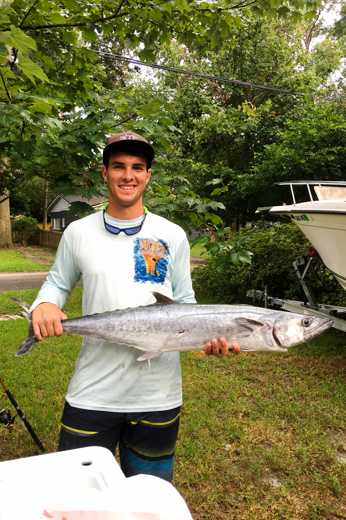 A King Mackerel I caught while fishing offshore. 