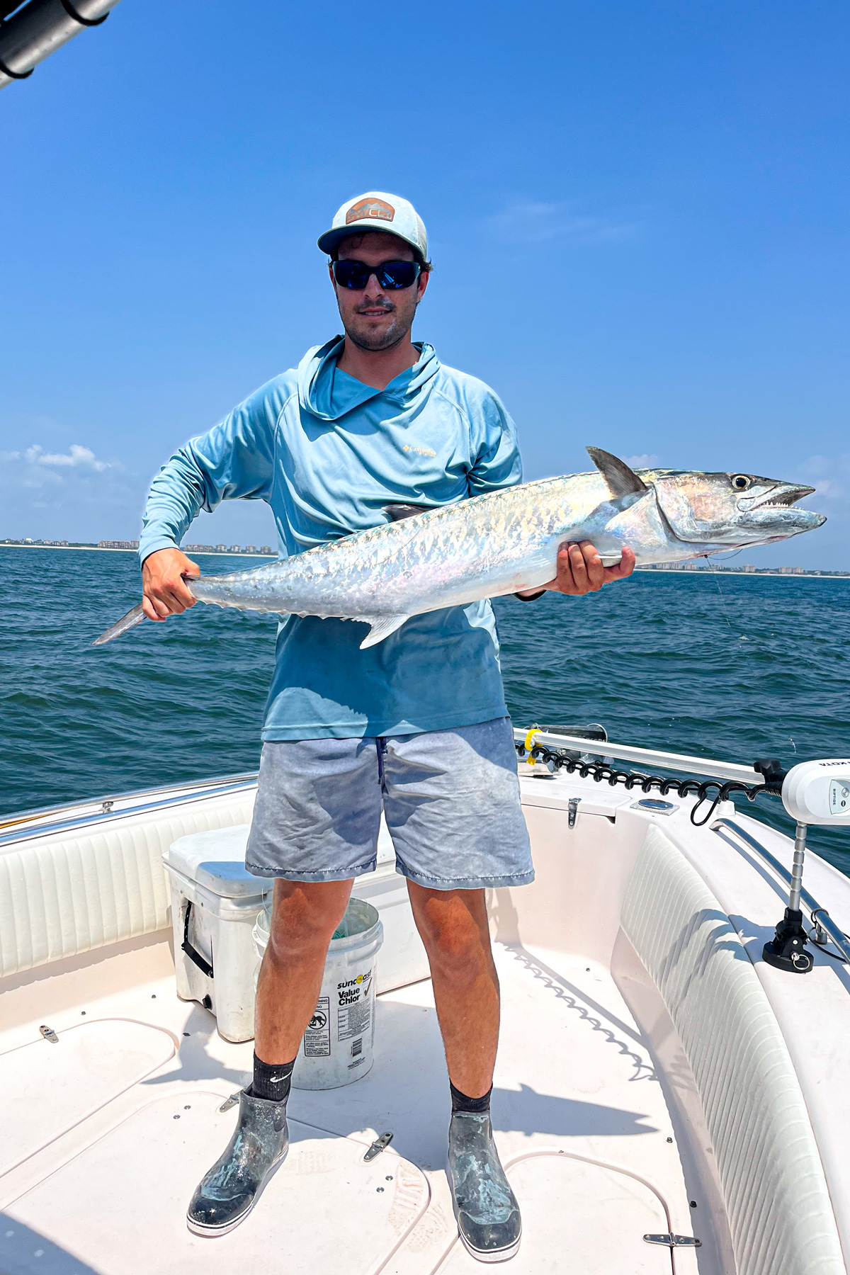 A King Mackerel that I caught on a live bait. 
