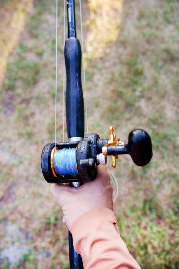 A picture of my Diawa Saltist spooled with 50lb Braid. 