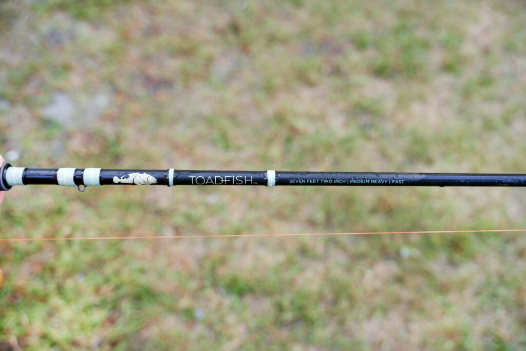 A picture of my medium heavy toadfish rod. 